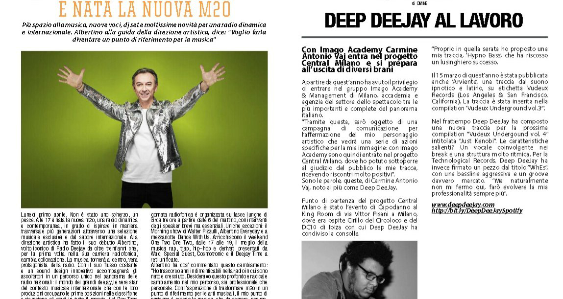 DEEP DEEJAY AL LAVORO
